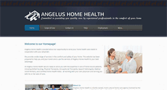 Desktop Screenshot of angelushomehealth.net